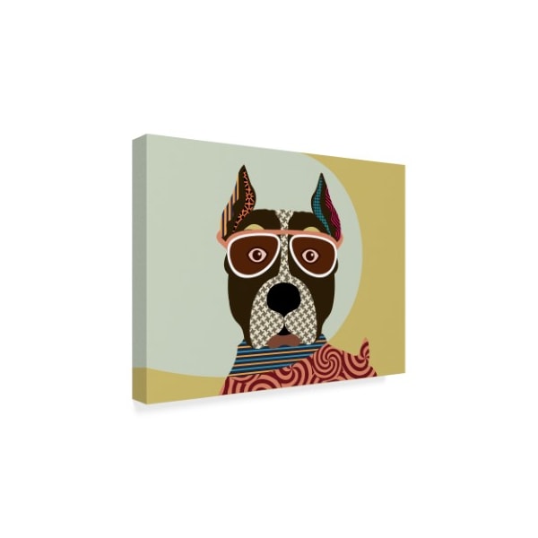 Lanre Adefioye 'American Staffordshire Terrier' Canvas Art,14x19